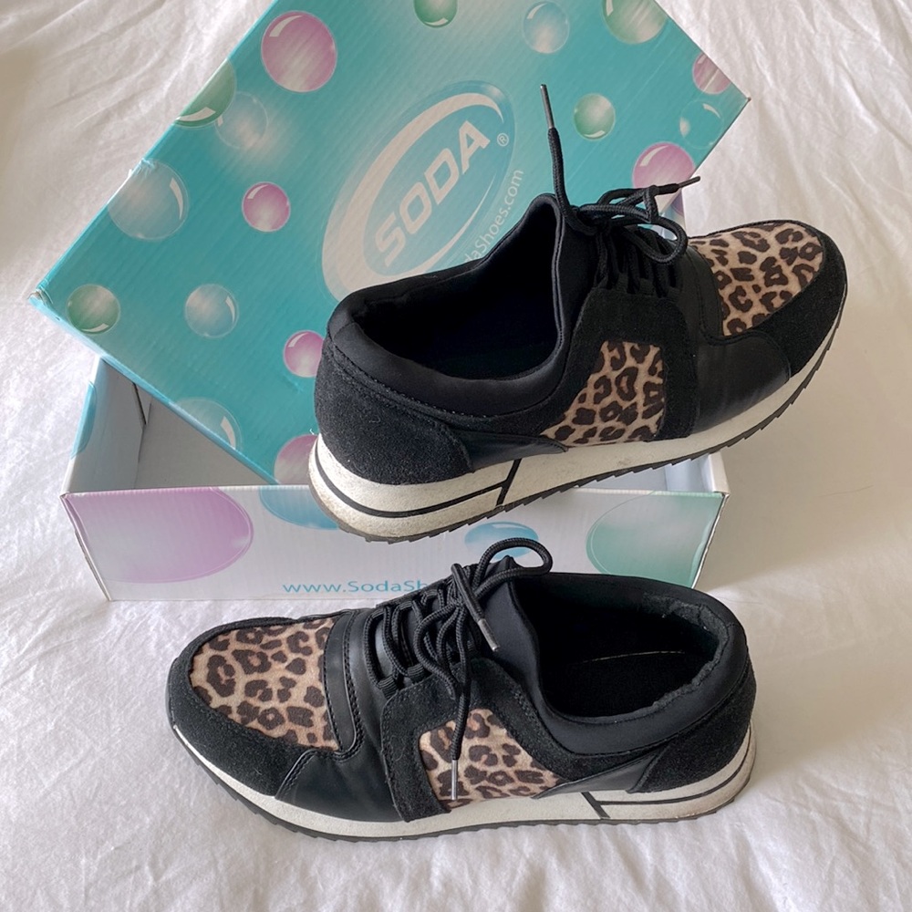 Soda Cheetah/Black Sneakers